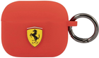 Etui CG Mobile Ferrari Silicone do AirPods 3 Czerwony (3666339009625) - obraz 1