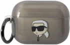 Чохол CG Mobile Karl Lagerfeld Ikonik CG Mobile Karl Lagerfeld для AirPods Pro 2 Black (3666339099305)