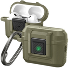 Etui Spigen Lock Fit do AirPods Pro 1 / 2 Vintage Khaki (8809896742696)