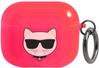 Etui CG Mobile Karl Lagerfeld Choupette do AirPods 3 Różowy (3666339009335) - obraz 1