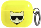 Etui CG Mobile Karl Lagerfeld Choupette do AirPods 3 Żółty (3666339009243) - obraz 1