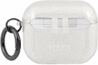 Чохол CG Mobile Karl Lagerfeld Glitter Karl`s Head для AirPods 3 Silver (3666339030308) - зображення 2