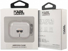 Чохол CG Mobile Karl Lagerfeld Glitter Karl`s Head для AirPods 3 Silver (3666339030308) - зображення 3