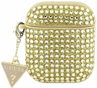 Чохол CG Mobile Guess Rhinestone Triangle Charm GUA2HDGTPD для AirPods 1 / 2 Gold (3666339120634) - зображення 1