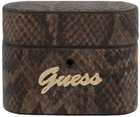 Etui CG Mobile Guess Python Collection GUACAPPUSNSMLBR do AirPods Pro Brązowy (3700740479063) - obraz 1