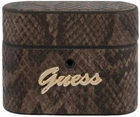 Etui CG Mobile Guess Python Collection GUACAPPUSNSMLBR do AirPods Pro Brązowy (3700740479063) - obraz 1