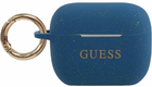 Чохол CG Mobile Guess Silicone Glitter GUACAPSILGLBL для AirPods Pro Blue (3700740494431) - зображення 1