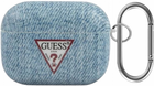 Etui CG Mobile Guess Jeans Collection GUACAPTPUJULLB do AirPods Pro Niebieski (3700740485644) - obraz 1