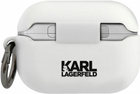 Etui CG Mobile Karl Lagerfeld Silicone Choupette KLACAPSILCHWH do Apple AirPods Pro Biały (3700740494479) - obraz 2