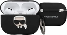 Etui CG Mobile Karl Lagerfeld Silicone Ikonik KLACAPSILGLBK do Apple AirPods Pro Czarny (3700740472453) - obraz 2
