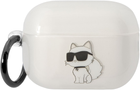 Чохол CG Mobile Karl Lagerfeld Ikonik Choupette KLAP2HNCHTCT для Apple AirPods Pro 2 White (3666339099312) - зображення 1