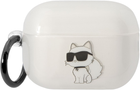 Чохол CG Mobile Karl Lagerfeld Ikonik Choupette KLAP2HNCHTCT для Apple AirPods Pro 2 White (3666339099312) - зображення 1