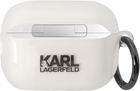 Etui CG Mobile Karl Lagerfeld Ikonik CG Mobile Karl Lagerfeld KLAP2HNIKTCT do Apple AirPods Pro 2 Biały (3666339099299) - obraz 2