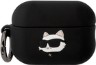 Etui CG Mobile Karl Lagerfeld Silicone Choupette Head 3D KLAP2RUNCHK do Apple AirPods Pro 2 Czarny (3666339099268) - obraz 1