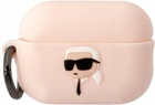Чохол CG Mobile Karl Lagerfeld Silicone Karl Head 3D KLAP2RUNIKP для Apple AirPods Pro 2 Pink (3666339099251) - зображення 1