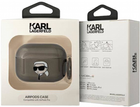 Чохол CG Mobile Karl Lagerfeld Karl`s Head KLAPHNIKTCK для AirPods Pro Black (3666339088026) - зображення 3