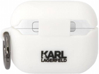 Чохол CG Mobile Karl Lagerfeld Silicone Karl Head 3D KLAPRUNIKH для AirPods Pro White (3666339087845) - зображення 2