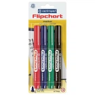 Комплект из 4-х маркеров Centropen Flipchart 2.5 мм ассорти (8550/4 / bl)