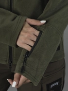 Кофта флісова тактична жіноча BEZET 9757 XXL Хакі (ROZ6501048879) - зображення 5