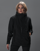 Тактична куртка жіноча BEZET Робокоп 2.0 9869 XS Чорна (ROZ6501048904) - зображення 1
