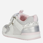 Buty sportowe dziecięce dla dziewczynki na rzepy Geox First Steps B150LA007AS-C0007 25 Srebrne (8054730997729) - obraz 4