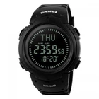 Часы наручные мужские с подсветкой Skmei 1231BK 47мм black