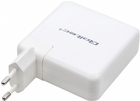 Мережевий зарядний пристрій Qoltec FAST 96 W USB C White (5901878517094) - зображення 1