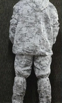 Камуфляжный костюм военный маскхалат Multicam Alpine зима мультикам (кавер на шлем в подарок) - изображение 9