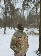 Кофта армейская из флиса для ЗСУ с накладками на плечах и локтях 54 размера цвета мультикам 2744 - изображение 6