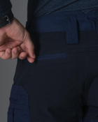 Тактичні штани чоловічі BEZET Strike 9688 XXL Сині (2000117847541) - зображення 10