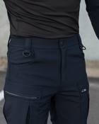 Тактичні штани чоловічі утеплені BEZET Ешелон 9217 M Сині (2000093215594) - зображення 4