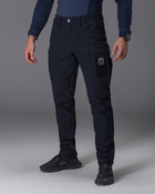 Тактичні штани чоловічі утеплені BEZET Капеллан 9821 XXL Сині (2000000003788) - зображення 1