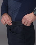 Тактические штаны утепленные мужские BEZET Капеллан 9821 XXL Синие (2000000003788) - изображение 7