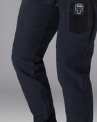 Тактичні штани чоловічі утеплені BEZET Капеллан 9821 XXL Сині (2000000003788) - зображення 11