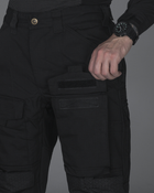 Тактичні штани чоловічі утеплені BEZET Alpha 9907 S Чорні (2000165702458) - зображення 6