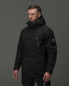 Тактична куртка чоловіча BEZET Techwear 1058 S Чорна (2000377854686) - зображення 4