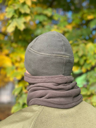 Військова шапка під шолом на флісі 300г/м Dark Olive Розмір 55-57 - зображення 3