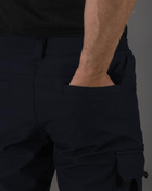 Тактичні штани чоловічі утеплені BEZET Патрон 2.0 9587 4XL Сині (ROZ6501047276) - зображення 9