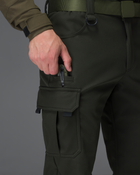Тактичні штани чоловічі утеплені BEZET Патрон 2.0 9585 L Хакі (ROZ6501047284) - зображення 7