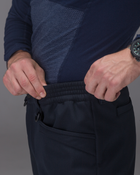 Тактические штаны утепленные мужские BEZET Капеллан 9821 4XL Синие (ROZ6501047306) - изображение 7