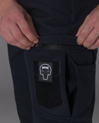 Тактичні штани чоловічі утеплені BEZET Капеллан 9821 4XL Сині (ROZ6501047306) - зображення 9
