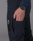 Тактические штаны утепленные мужские BEZET Капеллан 9821 M Синие (ROZ6501047308) - изображение 10