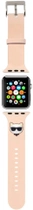 Pasek Karl Lagerfeld Silicone Choupette Heads KLAWLSLCP do Apple Watch Series 1/2/3/4/5/6/7/SE 42-45 mm Różowy (3666339033682) - obraz 3