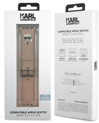 Pasek Karl Lagerfeld Silicone Karl Heads KLAWLSLKP do Apple Watch Series 1/2/3/4/5/6/7/8/SE/SE2/Ultra 42-45 mm Różowy (3666339031633) - obraz 4