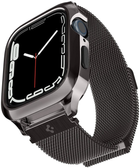 Pasek z etui Spigen Metal Fit Pro ACS04585 do Apple Watch Series 7/8/9 45 mm Grafitowy (8809811861402) - obraz 1