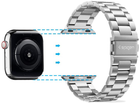 Ремінець Spigen Modern Fit Band 062MP25404 для Apple Watch Series 1/2/3/4/5/6/7/8/9/SE/SE2/Ultra 42-49 мм Silver (8809613768831) - зображення 7
