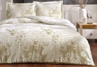 Постільна білизна Tac. Satin Paisley Gold-Євро