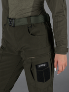 Тактичні штани жіночі утеплені BEZET Ешелон 6368 S Хакі (ROZ6501048836) - зображення 6