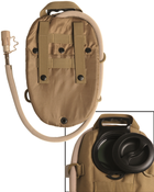 Гидратор для воды Mil-Tec Питьевая система 1л Койот HYDRATION PACK OVAL 1,0L COYOTE (14539105-1)