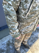 Водонепроницаемая Куртка мужская тактическая Soft shell демисезонная (на молнии с капюшоном) Пиксель S - изображение 11